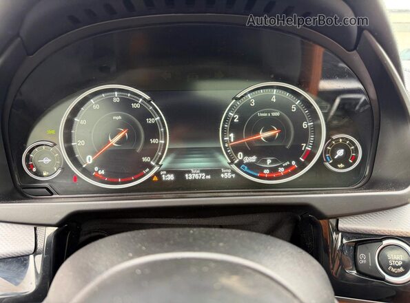 5UXKU6C55G0R34316 2016 BMW X6 Черный Вид щитка приборов