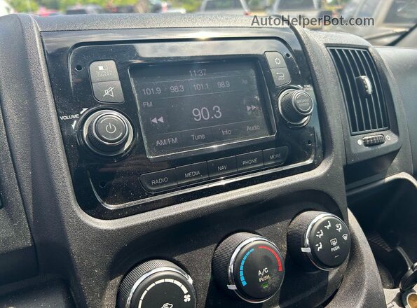 3C6LRVBG6ME553198 2021 RAM PROMASTER Белый Вид задней части салона