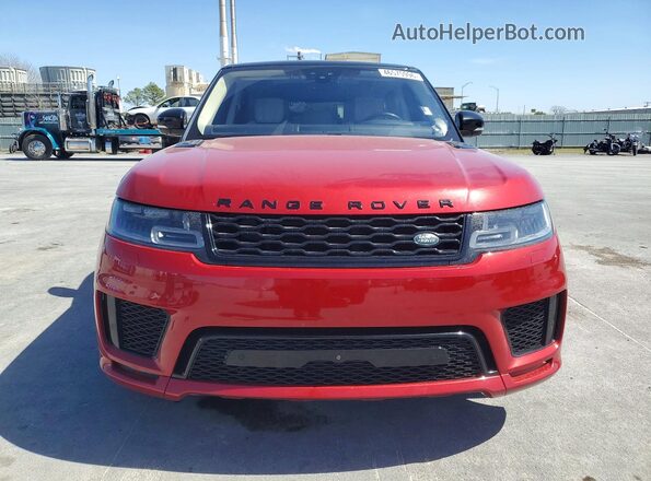 SALWV2SV0KA423523 2019 LAND ROVER RANGE Красный Вид сзади