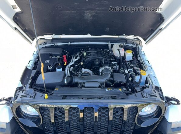 1C6HJTAG4PL564716 2023 JEEP GLADIATOR Белый Вид панели приборов