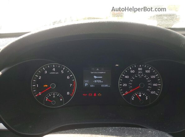 5XXGT4L36KG316829 2019 KIA OPTIMA Белый Вид задних сидений
