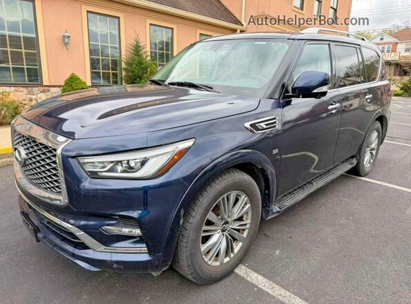JN8AZ2NFXL9703905 2020 INFINITI QX80 Черный Передняя левая четверть