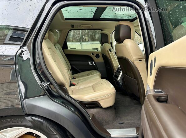 SALWR2RK2JA695716 2018 LAND ROVER RANGE ROVER Black Вид салону спереду
