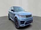 2019 Land Rover Range Rover Sport Hse Синий vin: SALWR2RVXKA823843