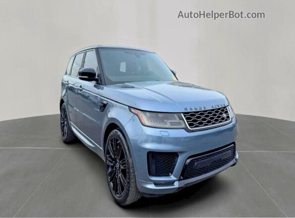 SALWR2RVXKA823843 2019 LAND ROVER RANGE Синий Передняя левая четверть