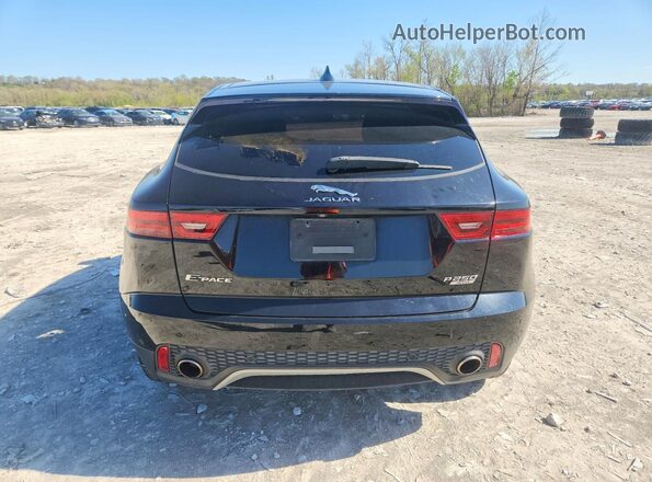 SADFJ2FX9K1Z42315 2019 JAGUAR E-PACE Черный Вид салона спереди