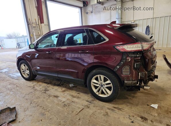 2FMPK4J89HBB67399 2017 FORD EDGE Темно-бордовый Задняя левая четверть