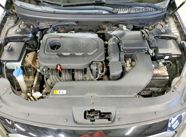 5NPE34AF5HH506073 2017 HYUNDAI SONATA Черный Вид подкапотного пространства