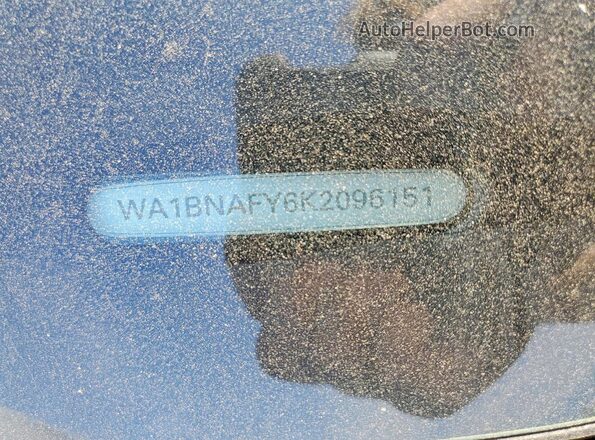 WA1BNAFY6K2096151 2019 AUDI Q5 Gray Widok naklejki z numerem VIN