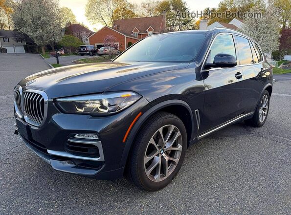 5UXCR6C52KLL26024 2019 BMW X5 Серый Задняя правая четверть