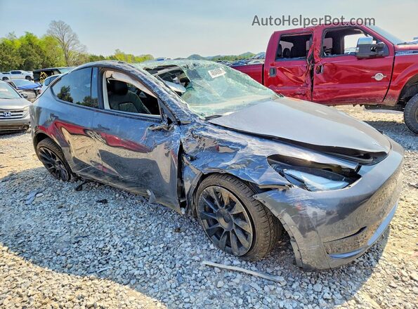 5YJYGDEE9MF077368 2021 TESLA MODEL Y Серый Вид спереди