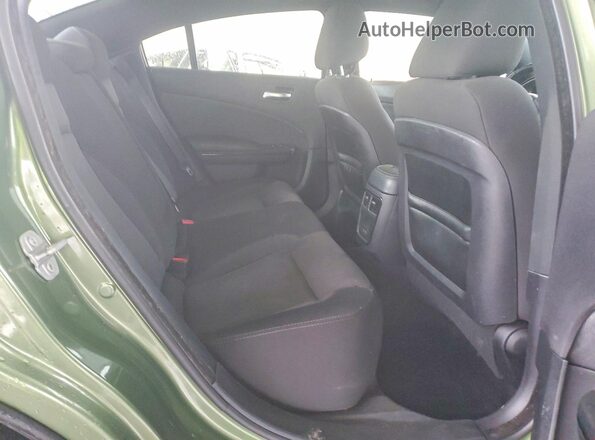 2C3CDXBG7JH227112 2018 DODGE CHARGER Зеленый Вид задней части салона