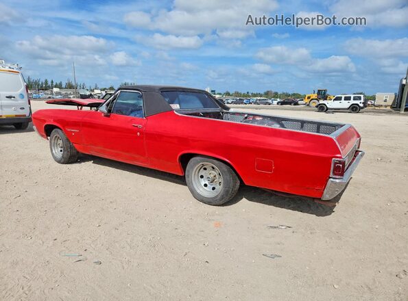 136800K206980 1970 CHEVROLET EL Красный Задняя правая четверть