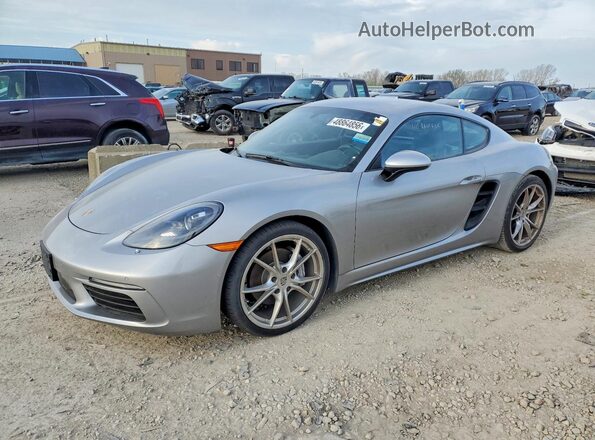 WP0AA2A81KS260996 2019 PORSCHE CAYMAN Серый Задняя левая четверть