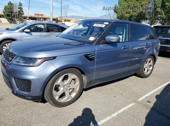 SALWR2RV3KA426698 2019 LAND ROVER RANGE Синий Передняя левая четверть