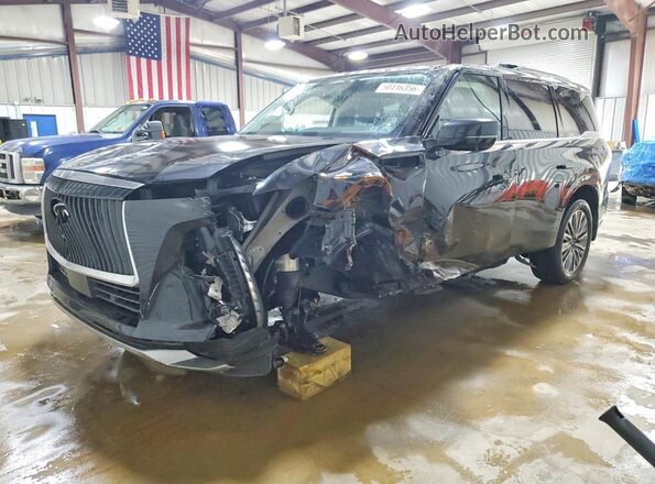 JN8AZ3DBXS9403896 2025 INFINITI QX80 Черный Передняя левая четверть