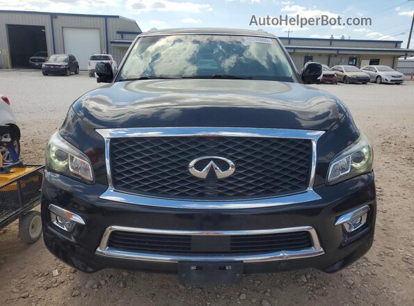 JN8AZ2NE9H9158312 2017 INFINITI QX80 Черный Вид сзади