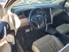 2017 Tesla Model X Серый vin: 5YJXCBE42HF051834
