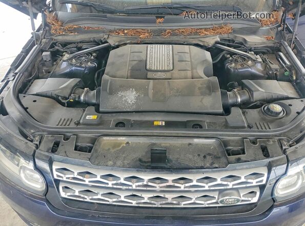 SALWR2VF6GA557016 2016 LAND ROVER RANGE Blue Vista del compartimento del motor