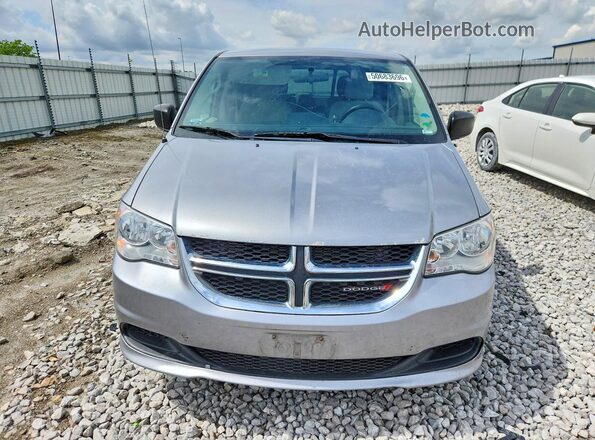 2C4RDGBG5GR258643 2016 DODGE CARAVAN Серебряный Вид сзади
