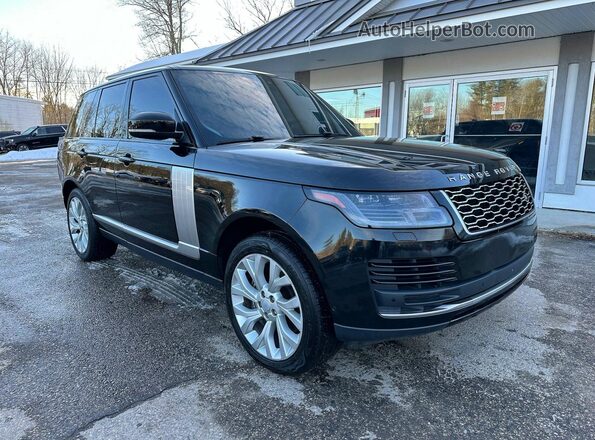 SALGS2SV7KA516858 2019 LAND ROVER RANGE Черный Передняя левая четверть