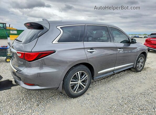 5N1DL0MM5HC504426 2017 INFINITI QX60 Серый Передняя правая четверть