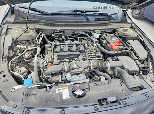 1HGCV1F43MA018881 2021 HONDA ACCORD Черный Вид подкапотного пространства