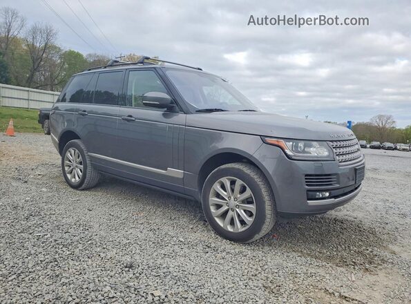 SALGS2KF8GA247088 2016 LAND ROVER RANGE ROVER Gray Front view