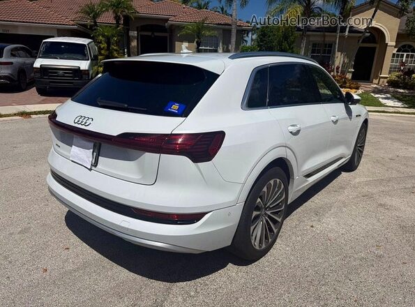 WA1VAAGE9KB023322 2019 AUDI E-TRON Белый Вид спереди