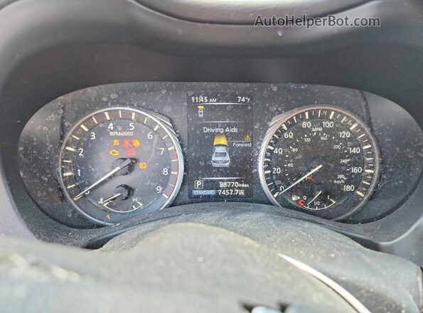 JN1EV7AP8KM543316 2019 INFINITI Q50 Серебряный Вид задних сидений