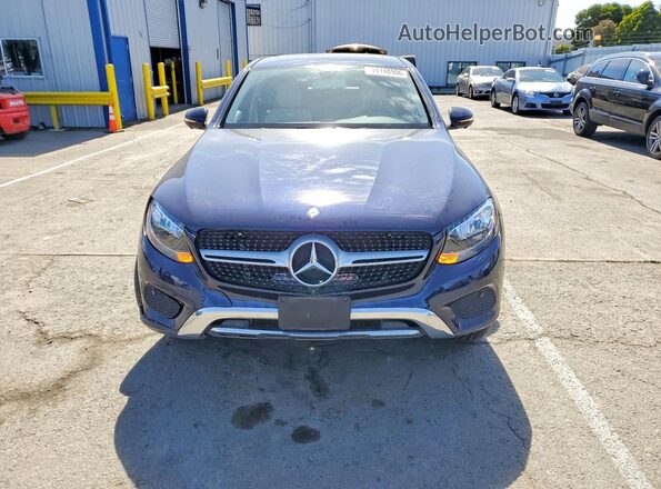 WDC0J4KB6HF157618 2017 MERCEDES-BENZ GLC-CLASS Синий Вид сзади