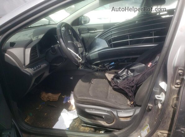5NPD84LF0KH470777 2019 HYUNDAI ELANTRA Серый Вид панели приборов