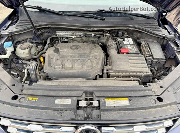 3VV3B7AX3MM101968 2021 VOLKSWAGEN TIGUAN Синий Вид панели приборов