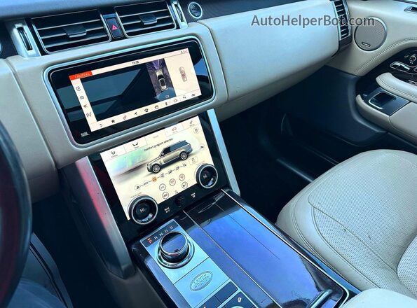SALGS2SV7KA516858 2019 LAND ROVER RANGE Черный Вид панели приборов