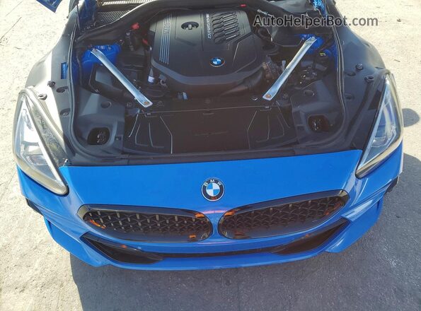 WBAHF9C07MWX29534 2021 BMW Z4 Синий Вид подкапотного пространства