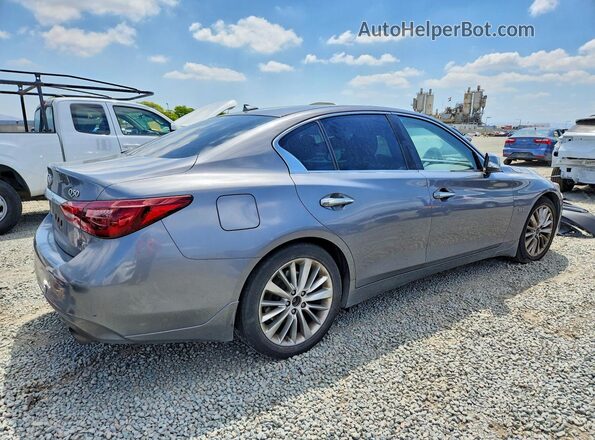 JN1EV7AP8KM543316 2019 INFINITI Q50 Серебряный Передняя правая четверть