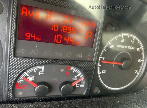 3C6TRVCGXKE520443 2019 RAM PROMASTER Белый Вид панели приборов