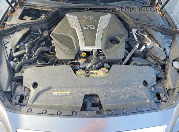 JN1EV7AR3HM830699 2017 INFINITI Q50 Серый Вид подкапотного пространства