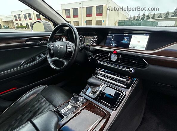KMHG54JH8JU044264 2018 GENESIS G90 Gray Вид задніх сидінь