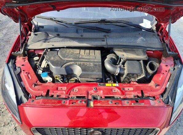 SADFP2FX2K1Z66812 2019 JAGUAR E-PACE Red Widok naklejki z numerem VIN