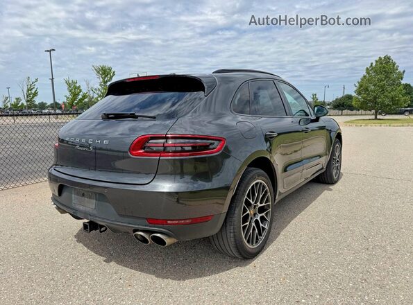 WP1AB2A51JLB33403 2018 PORSCHE MACAN Серый Вид спереди
