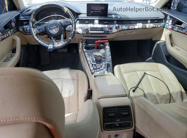WAUGMAF46HN049525 2017 AUDI OTHER Black Widok zestawu wskaźników