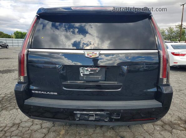 1GYS3HKJ6LR184262 2020 CADILLAC ESCALADE Черный Вид салона спереди