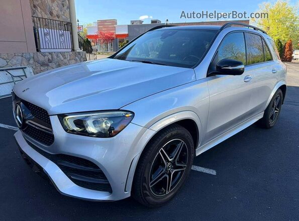 4JGFB4JB7LA201254 2020 MERCEDES-BENZ GLE Silver Առջևի ձախ երեք քառորդ տեսարան