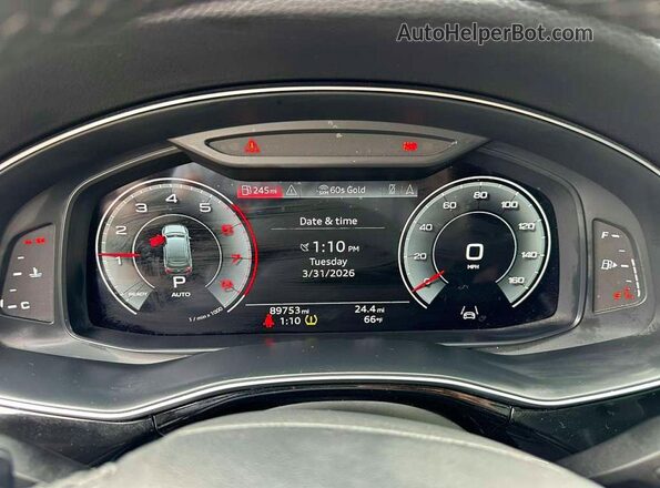 WA1LXBF7XND016550 2022 AUDI Q7 Серый Вид панели приборов