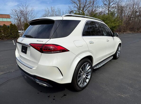 4JGFB5KE8LA082323 2020 MERCEDES-BENZ GLE Белый Передняя правая четверть