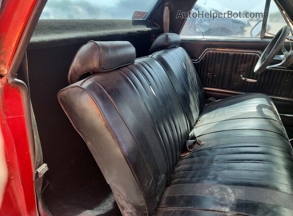 136800K206980 1970 CHEVROLET EL Красный Вид задней части салона