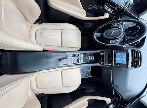 SADCJ2GX3JA235968 2018 JAGUAR F-PACE Черный Вид задних сидений