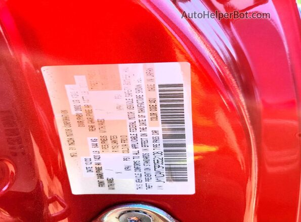 JM1NDAM73P0552108 2023 MAZDA MX-5 Красный Вид наклейки с VIN-кодом