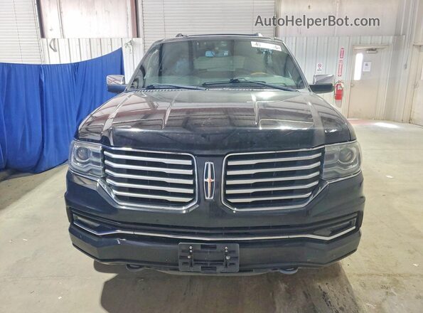 5LMJJ2HT1GEL12166 2016 LINCOLN NAVIGATOR Black Widok z tyłu